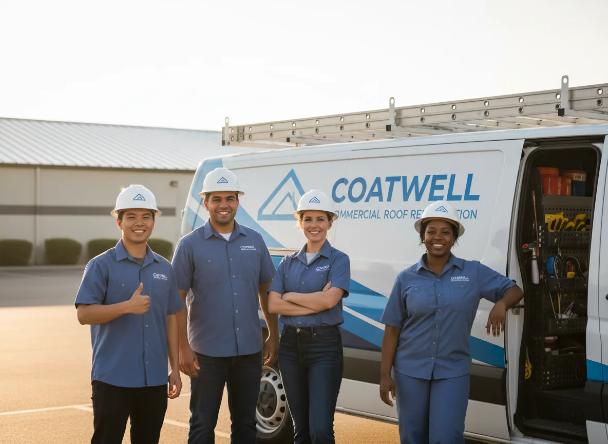 Commercial roof coating company in Erie, KS